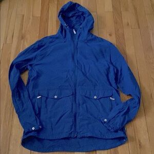 Fjallraven Men’s Greenland Windbreaker Jacket Size XL Royal Blue EUC